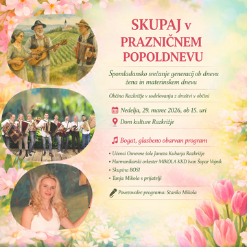 Skupaj v prazničnem popoldnevu LETAK s fotografijami